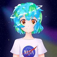 Image result for Earth Chan Anime Light Green Background