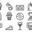 Image result for Basketball and Hoop Clip Art
