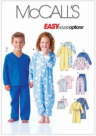 Image result for Kids Pajama Sewing Pattern
