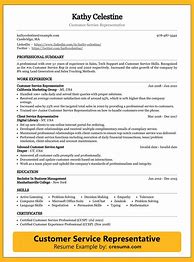 Image result for Customer Service Rep Resume Template