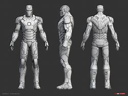 Image result for Iron Man Suit 3D Model