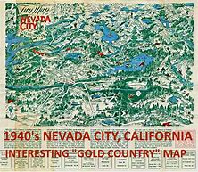 Image result for Nevada City CA Map