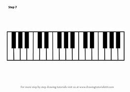 Image result for Piano Keyboard Tile Drawing