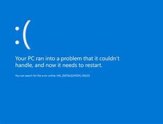 Image result for Your PC Ran into a Problem HD