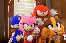Image result for Sonic Boom TV Series Knuckles and Amy