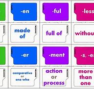 Image result for Suffix Examples for Kids