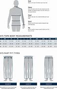 Image result for Man Shirt Size Chart