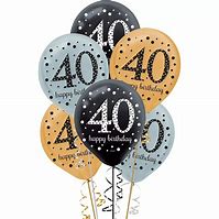 Image result for Happy 40th Balloons