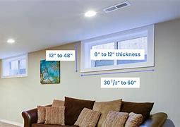 Image result for Basement Window Sizes