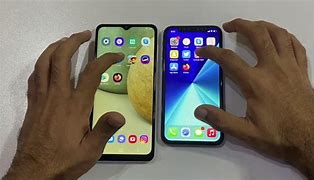 Image result for Apple iPhone 10 and Samsung A12