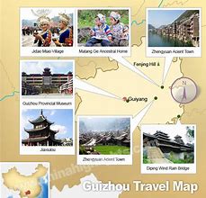 Image result for Guizhou Tourist Map