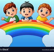 Image result for Rainbow Kids Cartoon