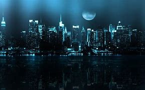 Image result for City Background Moon Wallpaper in 4K
