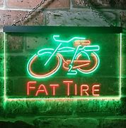 Image result for Fat Tire Neon Sign