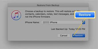 Image result for Restore iPhone From Backup