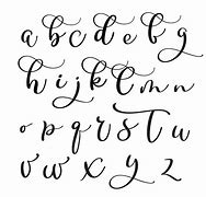 Image result for Calligraphy Alphabet Samples