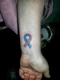 Image result for Type 1 Diabetes Ribbon Tattoo