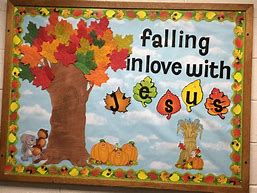 Image result for autumn christian bulletin board kindergarten