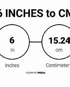 Image result for Six Inches in Cm