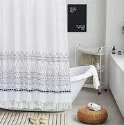 Image result for Shower Curtain Hooks Long Boho Style