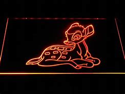 Image result for Pink Neon Light Bambi