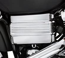Image result for Motorcycle Chrome Battery Cover