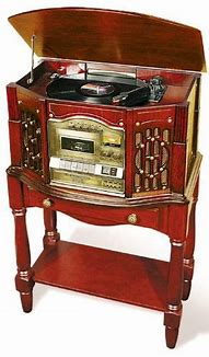 Image result for Combination Turntable CD Cassette Player