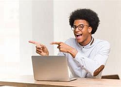 Image result for Black Tech Guy Pointing at Computer