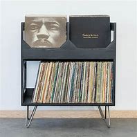 Image result for Turntable Stand and Storage