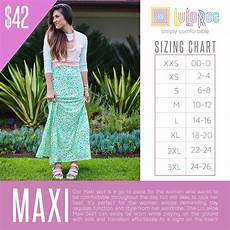 2016 Lularoe Maxi Sizing Chart Lularoe Maxi Sizing