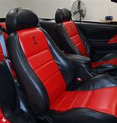 Image result for SVT Cobra 2003 Convertible Black Red Interior