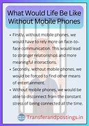 Image result for Worl with No Phone