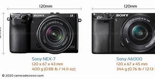 Image result for Sony NEX 7 vs A6000