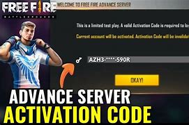 Image result for Free Fire Advance Server Activation Code