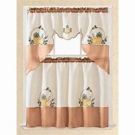 Image result for Kitchen Curtains 36 Inches Long Embroidered