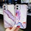 Image result for iPhone Cases with Colourul Marble Wight Backround