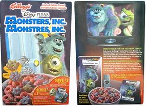 Image result for Monsters Inc Cereal