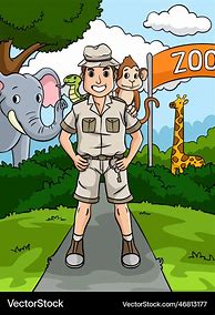 Image result for Zookeeper Talking Cartoon