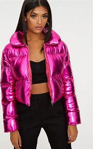 Image result for Pink Puffer Jacket