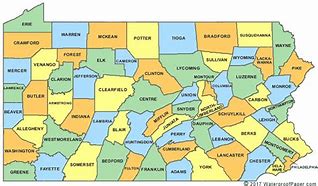 Image result for Counties in PA