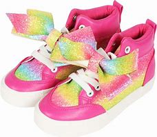 Image result for Jojo Siwa High Top Shoes Rainbow 17