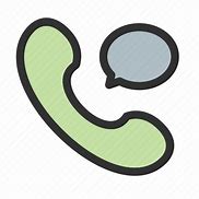 Image result for Call and Chat Icon