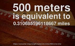 Image result for How Far Is 500 Meters