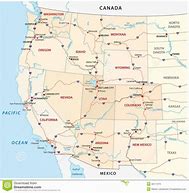 Image result for Western United States Map Printable