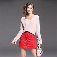Image result for Short Sweater Skirt