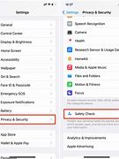 Image result for Privacy and Security Settings iPhone