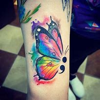 Image result for Butterfly with Semicolon