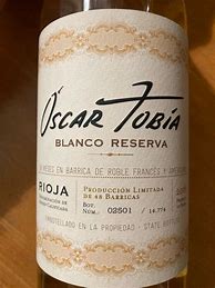 Image result for Tobia Rioja Oscar Tobia Reserva