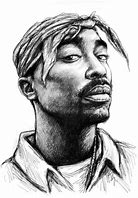 Image result for 2Pac Tattoos Drawing