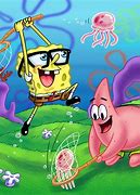 Image result for Spongebob and Patrick Catching Jellyfish